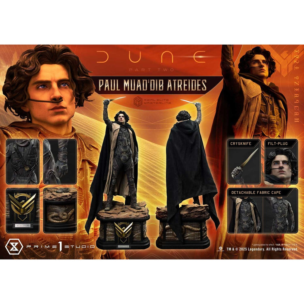 Produktbild Dune: Part Two Real Elite Masterline Series Statue 1/3 Paul Atreides 90 cm