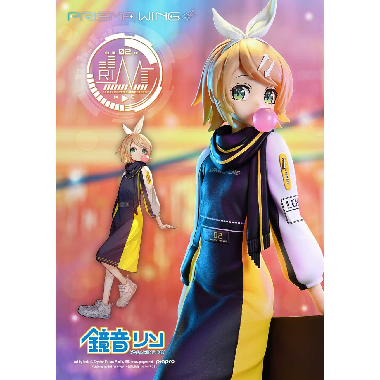 Produktbild Vocaloid Piapro Characters Prisma Wing PVC Statue 1/7 Kagamine Rin (Art by lack) 21 cm