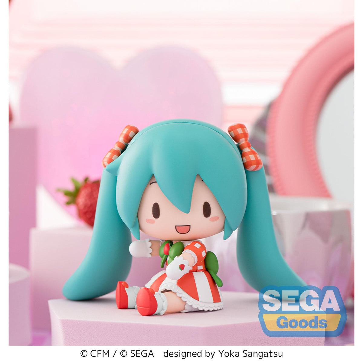 Produktbild Character Vocal Series 01: Hatsune Miku Fuwa Petit Chibi Figur Hatsune Miku x Love and Berry Dress Up and Dance! Lovely