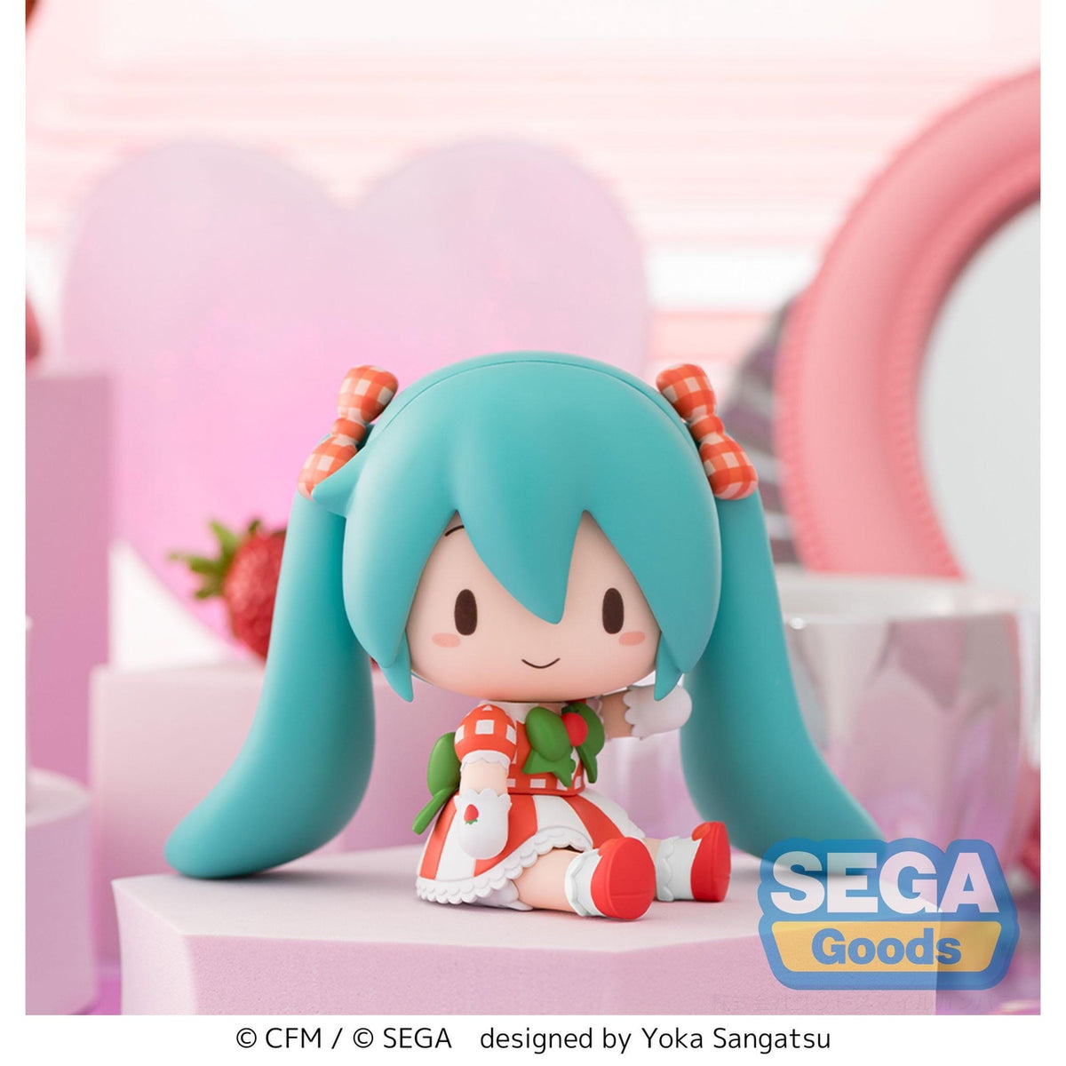 Produktbild Character Vocal Series 01: Hatsune Miku Fuwa Petit Chibi Figur Hatsune Miku x Love and Berry Dress Up and Dance! Lovely
