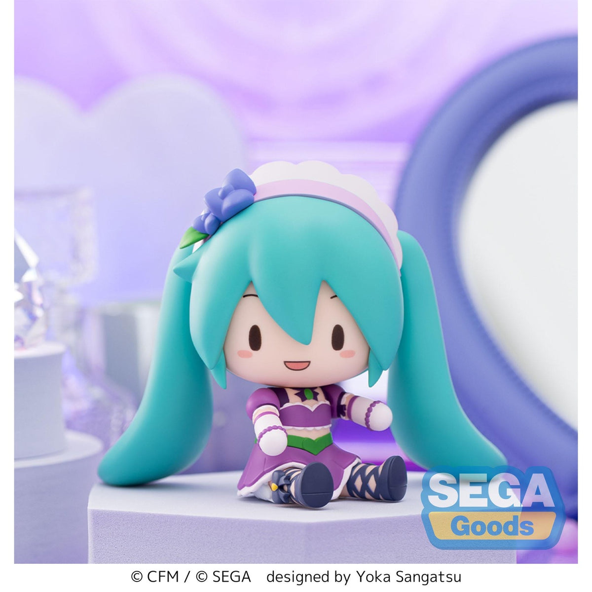 Produktbild Character Vocal Series 01: Hatsune Miku Fuwa Petit Chibi Figur Hatsune Miku x Love and Berry Dress Up and Dance! Sparkly