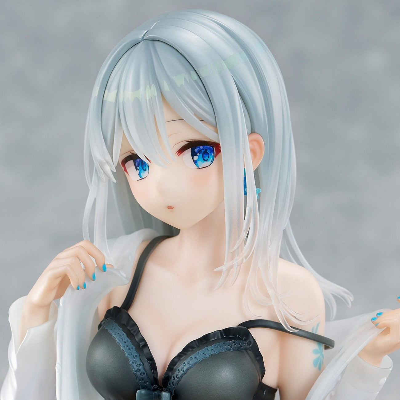 Produktbild Original Character PVC Statue 1/7 Silver-Haired Girl Sky Blue Morning Special Outfit Ver. by Fuumi Illustration 16 cm