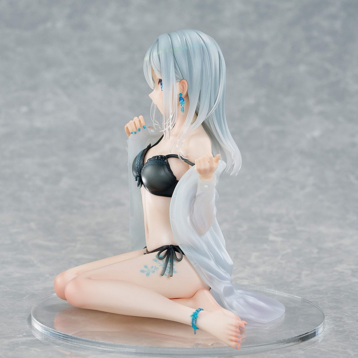 Product image Original Character PVC Statue 1/7 Silver-Haired Girl Sky Blue Morning Special Outfit Ver. by Fuumi Illustration 16 cm