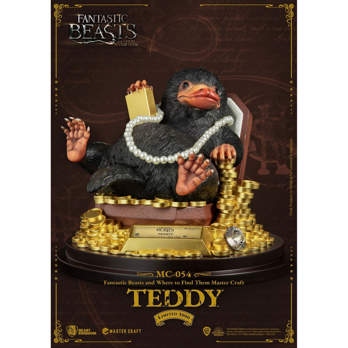 Produktbild Phantastische Tierwesen Master Craft Statue Teddy 21 cm