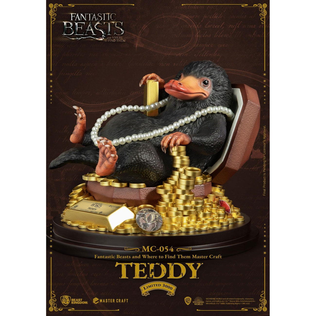 Produktbild Phantastische Tierwesen Master Craft Statue Teddy 21 cm
