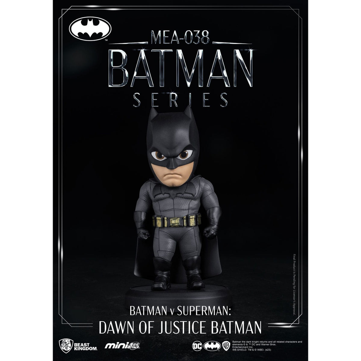 Produktbild DC Comics Mini Egg Attack Figur Batman v Superman: Dawn of Justice Batman 8 cm