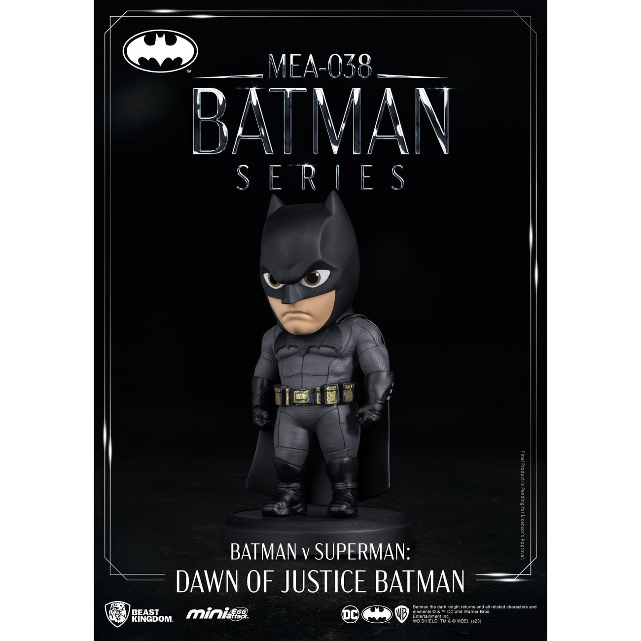 Produktbild DC Comics Mini Egg Attack Figur Batman v Superman: Dawn of Justice Batman 8 cm