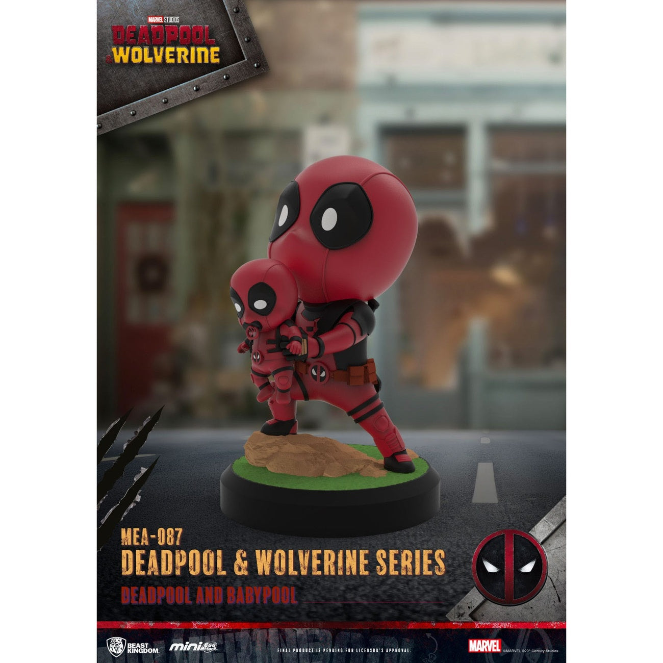Produktbild Deadpool 3 Deadpool & Wolverine Series Mini Egg Attack Figuren Set 8 cm