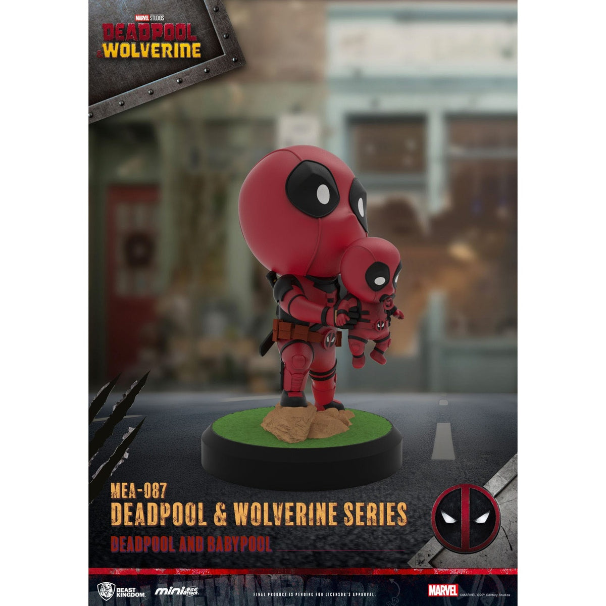 Produktbild Deadpool 3 Deadpool & Wolverine Series Mini Egg Attack Figuren Set 8 cm