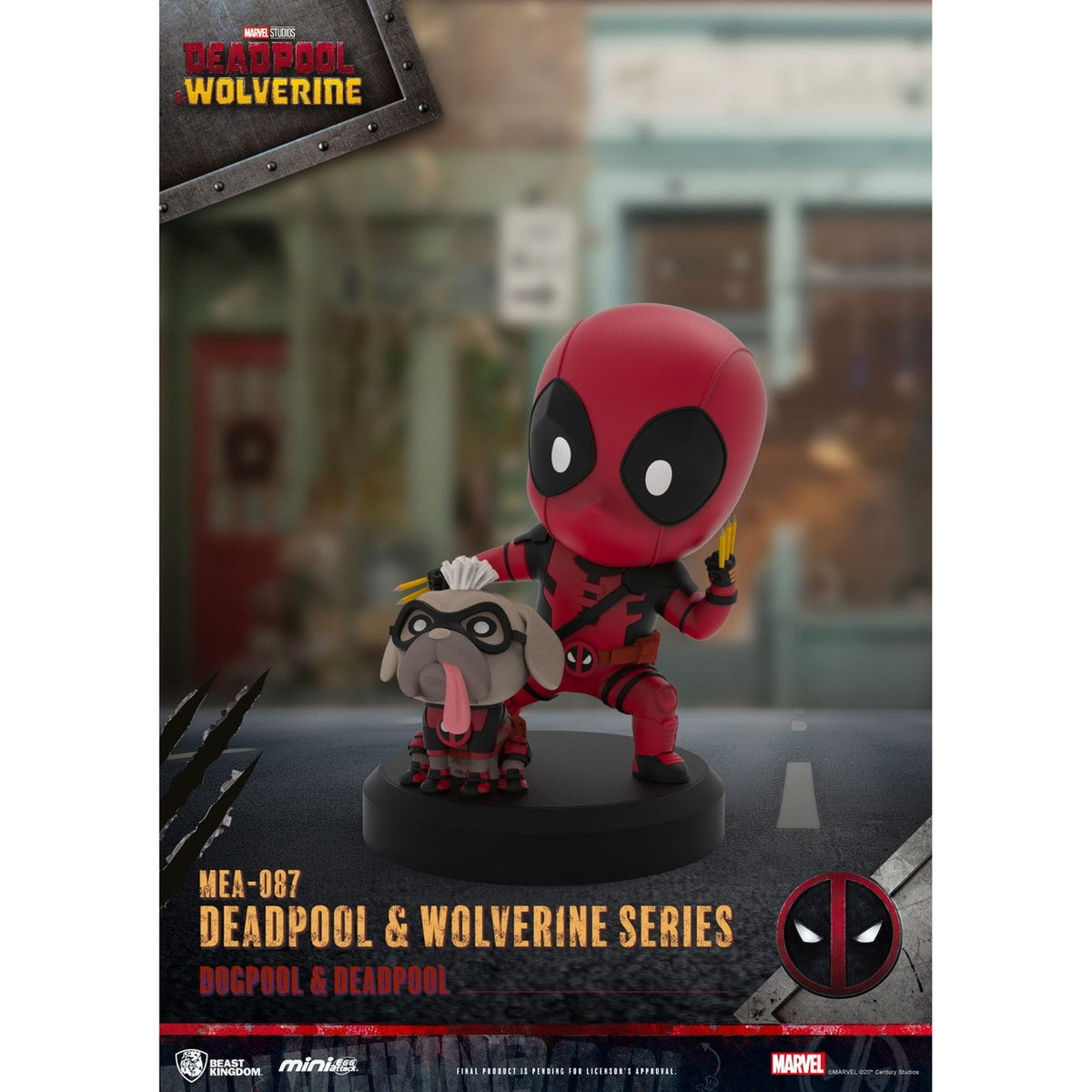 Produktbild Deadpool 3 Deadpool & Wolverine Series Mini Egg Attack Figuren Set 8 cm