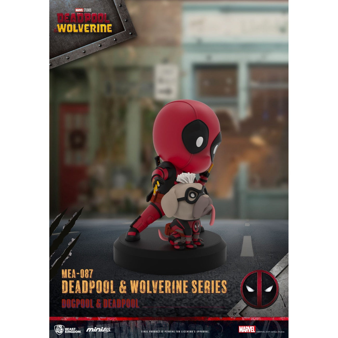 Produktbild Deadpool 3 Deadpool & Wolverine Series Mini Egg Attack Figuren Set 8 cm