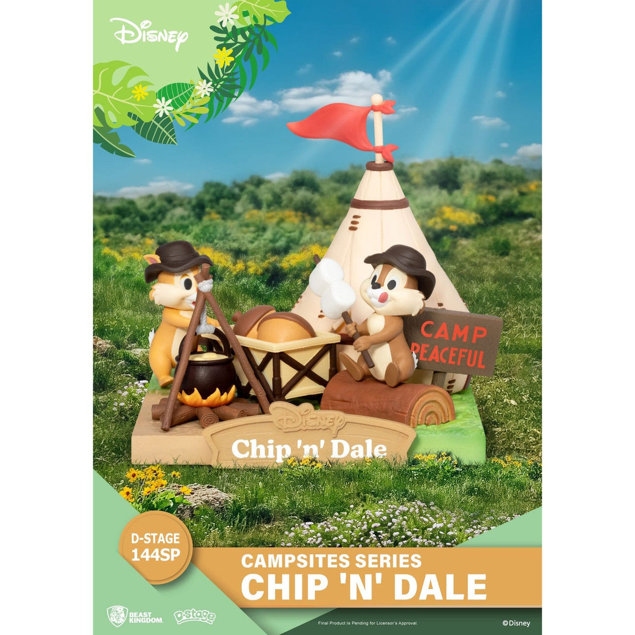 Produktbild Disney D-Stage Campsite Series PVC Diorama Chip & Dale Special Edition 10 cm
