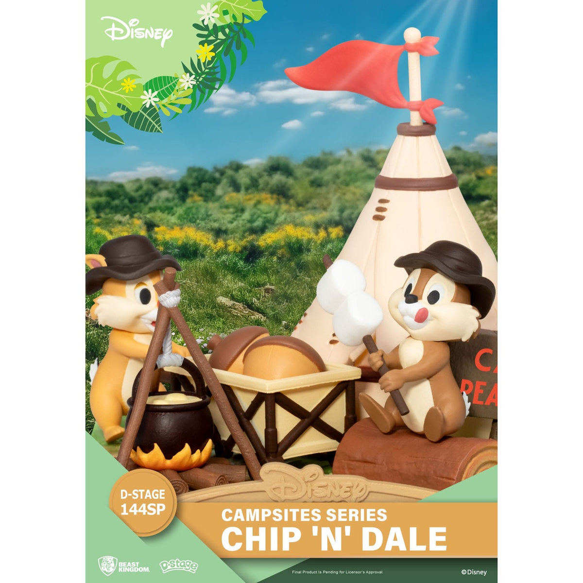 Produktbild Disney D-Stage Campsite Series PVC Diorama Chip & Dale Special Edition 10 cm