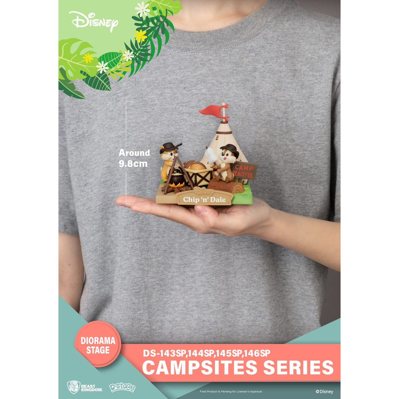 Produktbild Disney D-Stage Campsite Series PVC Diorama Chip & Dale Special Edition 10 cm