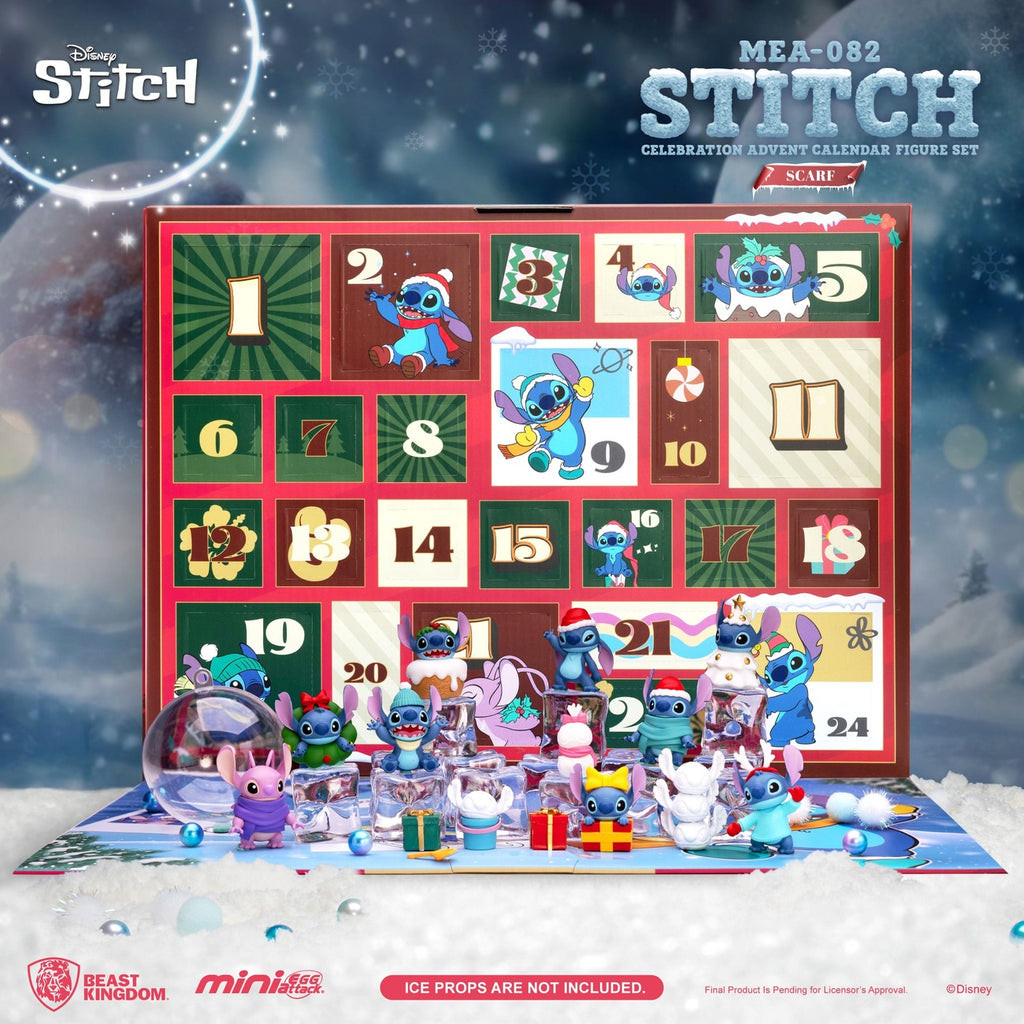 Produktbild Lilo & Stitch Mini Egg Attack Adventskalender Stitch celebration Figure Set (Cookie) 10 cm