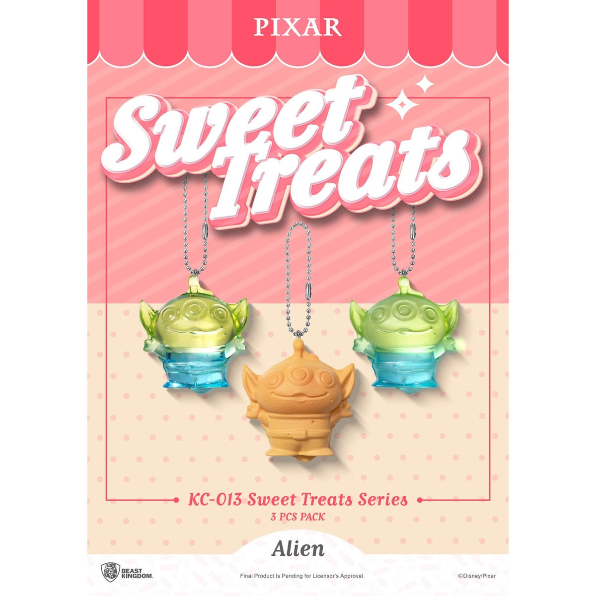 Produktbild Pixar Sweet Treats Series Schlüsselanhänger 3er-Pack 4 cm