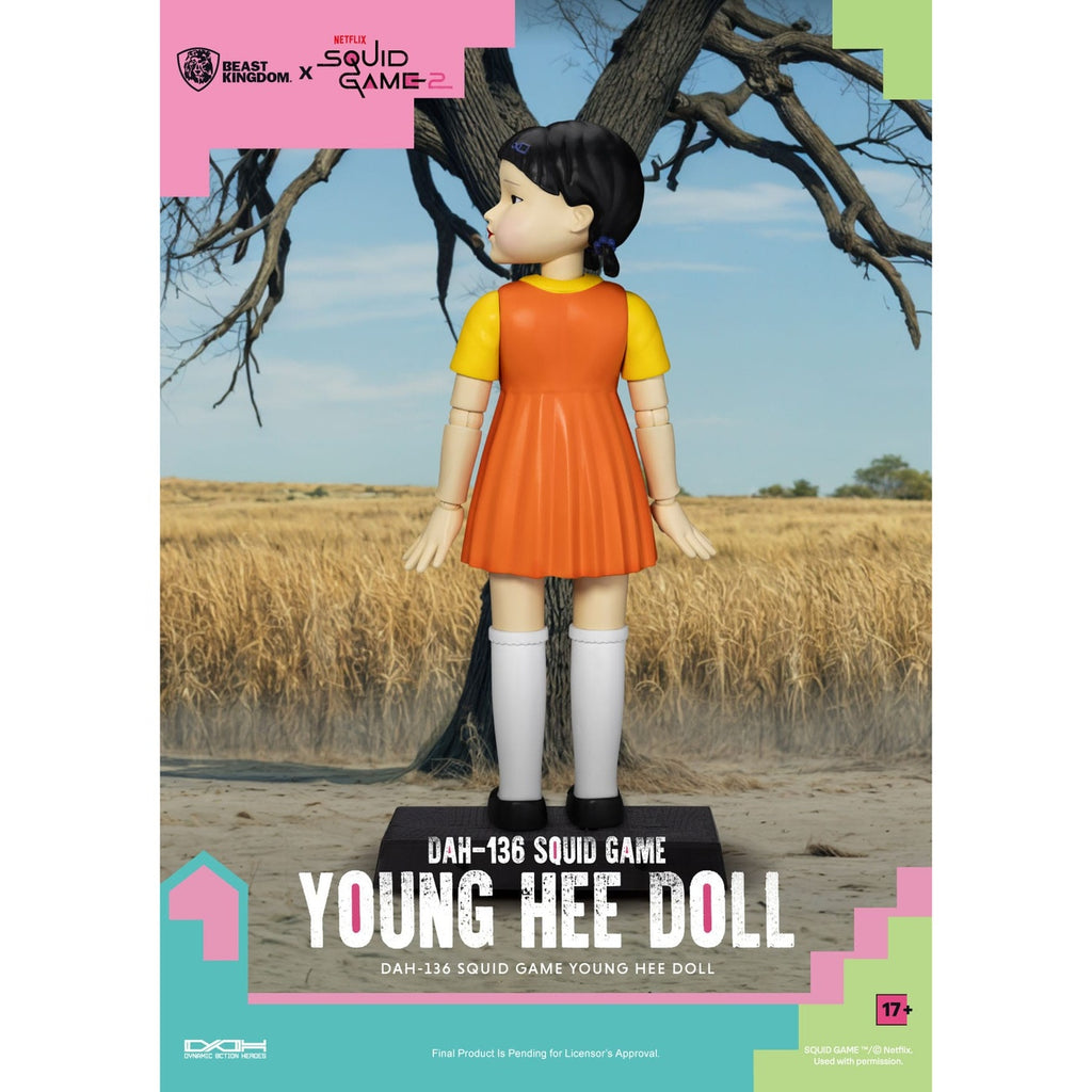 Produktbild Squid Game Actionfigur mit Sound Young Hee Doll 30 cm
