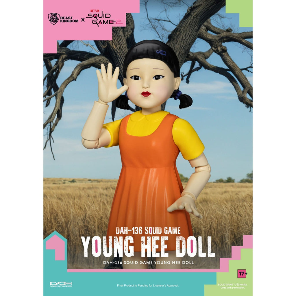 Produktbild Squid Game Actionfigur mit Sound Young Hee Doll 30 cm