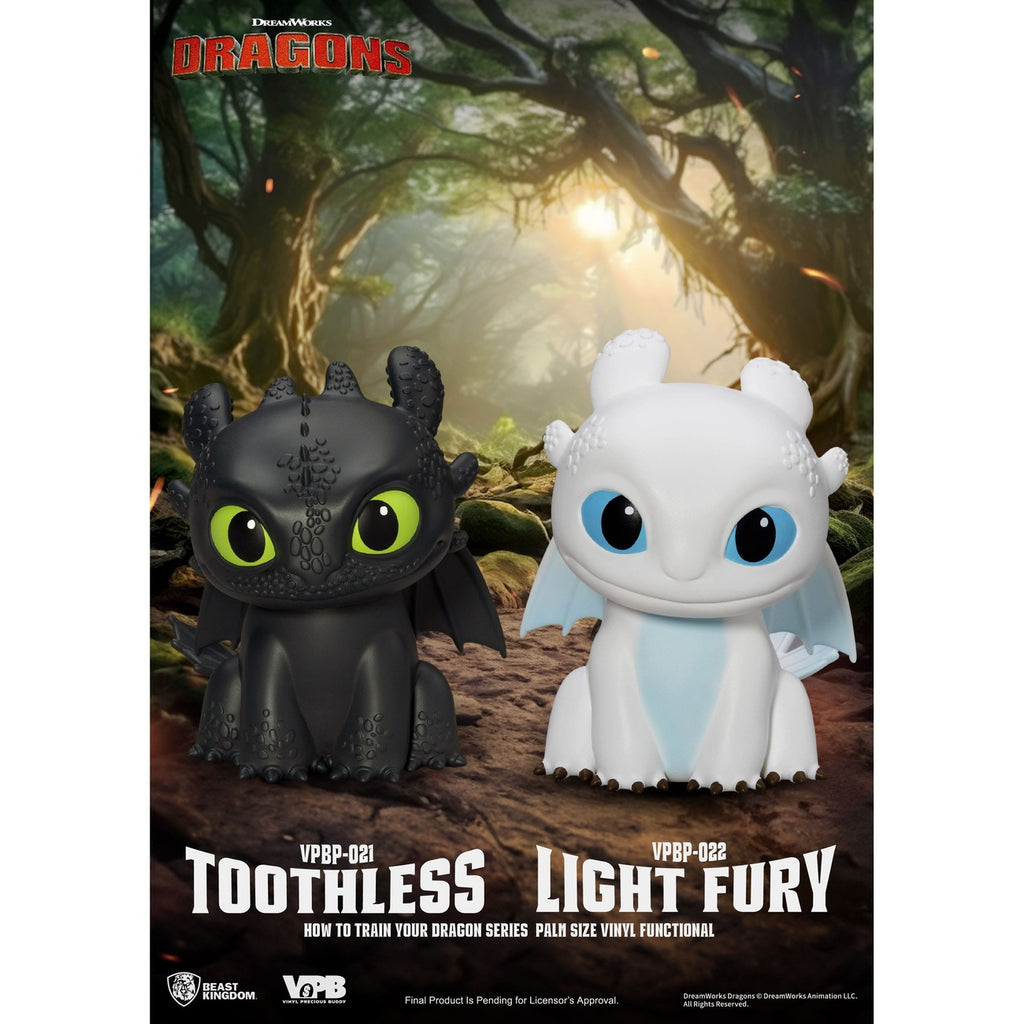 Product image How to Train Your Dragon Piggy Vinyl Money Box Light Fury 12 cm