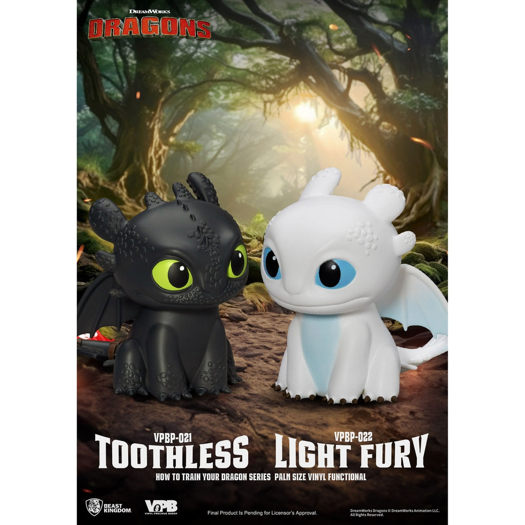 Product image How to Train Your Dragon Piggy Vinyl Money Box Light Fury 12 cm