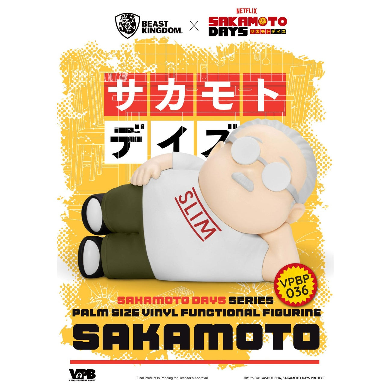 Produktbild Sakamoto Days Piggy Vinyl Spardose Taro Sakamoto 14 cm