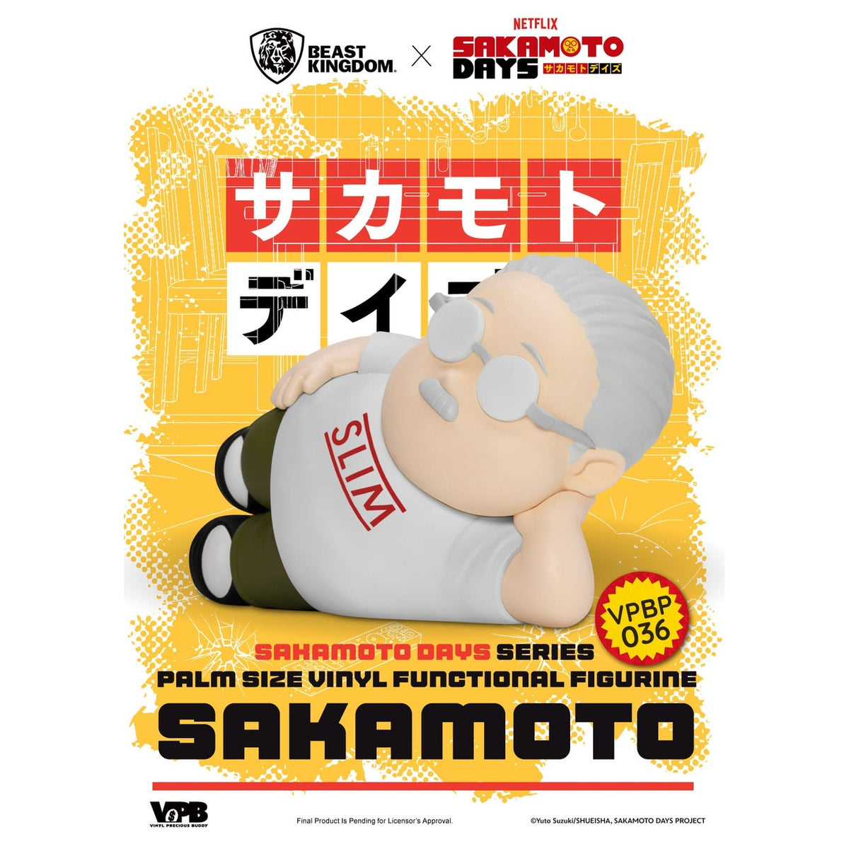 Produktbild Sakamoto Days Piggy Vinyl Spardose Taro Sakamoto 14 cm