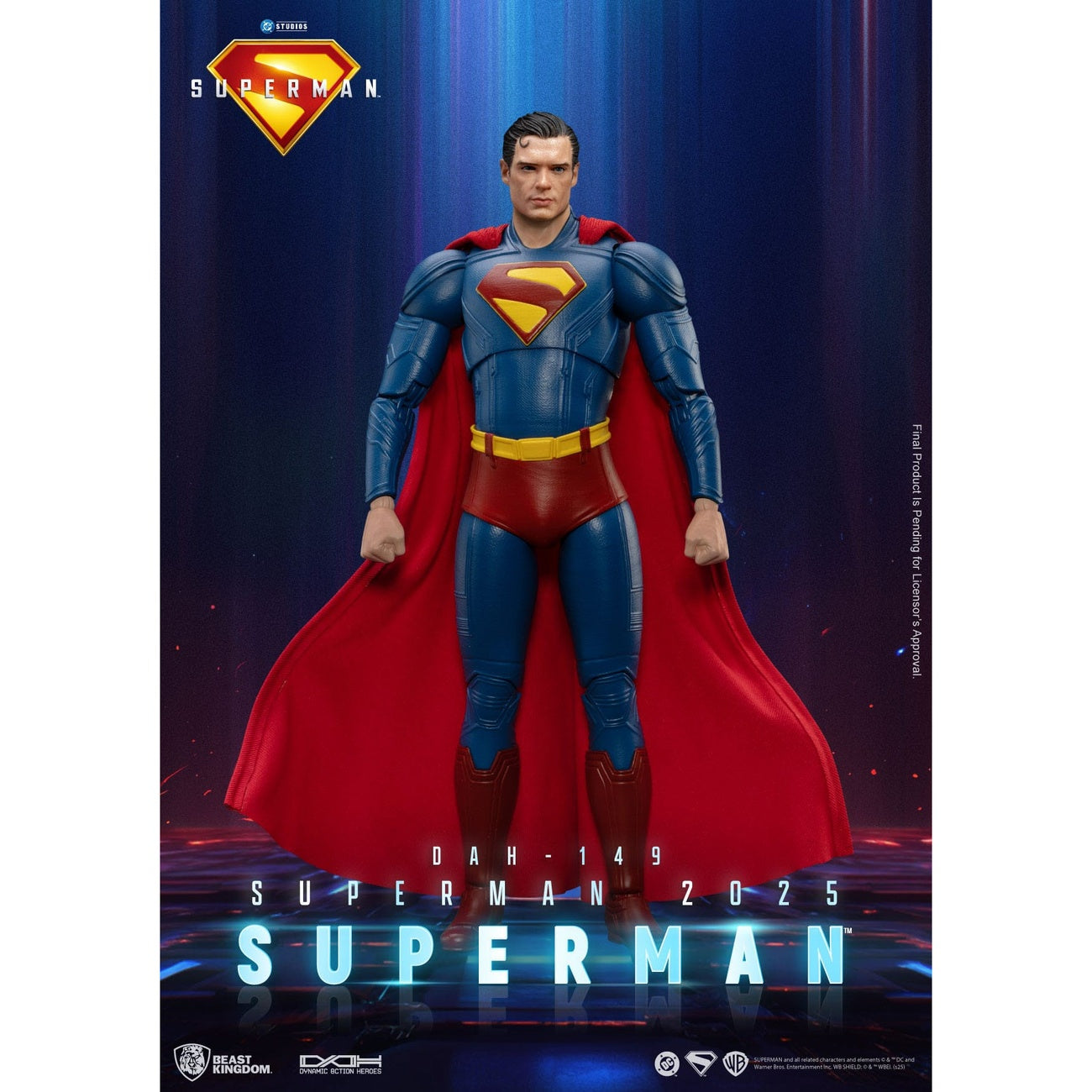 Produktbild Superman (2025) Actionfigur Superman & Krypto 21 cm