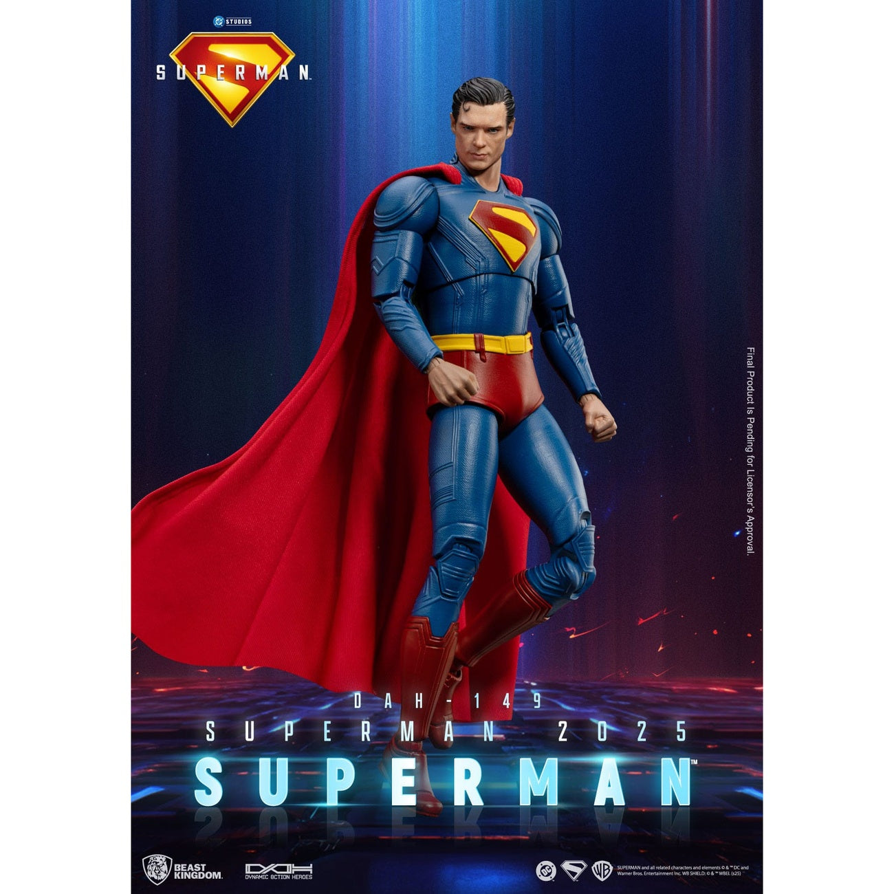 Produktbild Superman (2025) Actionfigur Superman & Krypto 21 cm