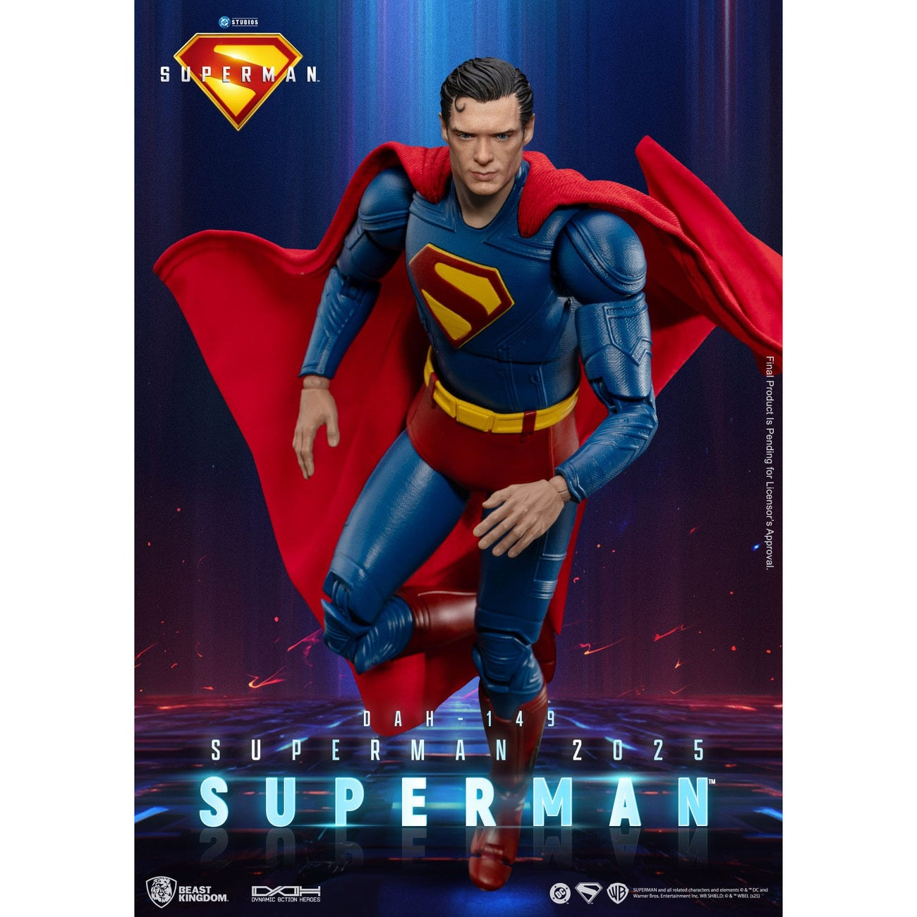 Produktbild Superman (2025) Actionfigur Superman & Krypto 21 cm