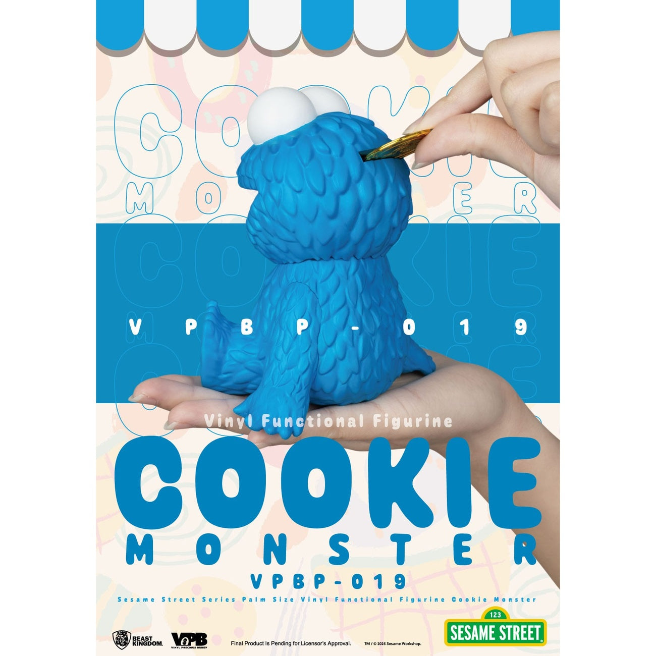 Produktbild Sesamstraße Piggy Vinyl Spardose Cookie Monster 12 cm