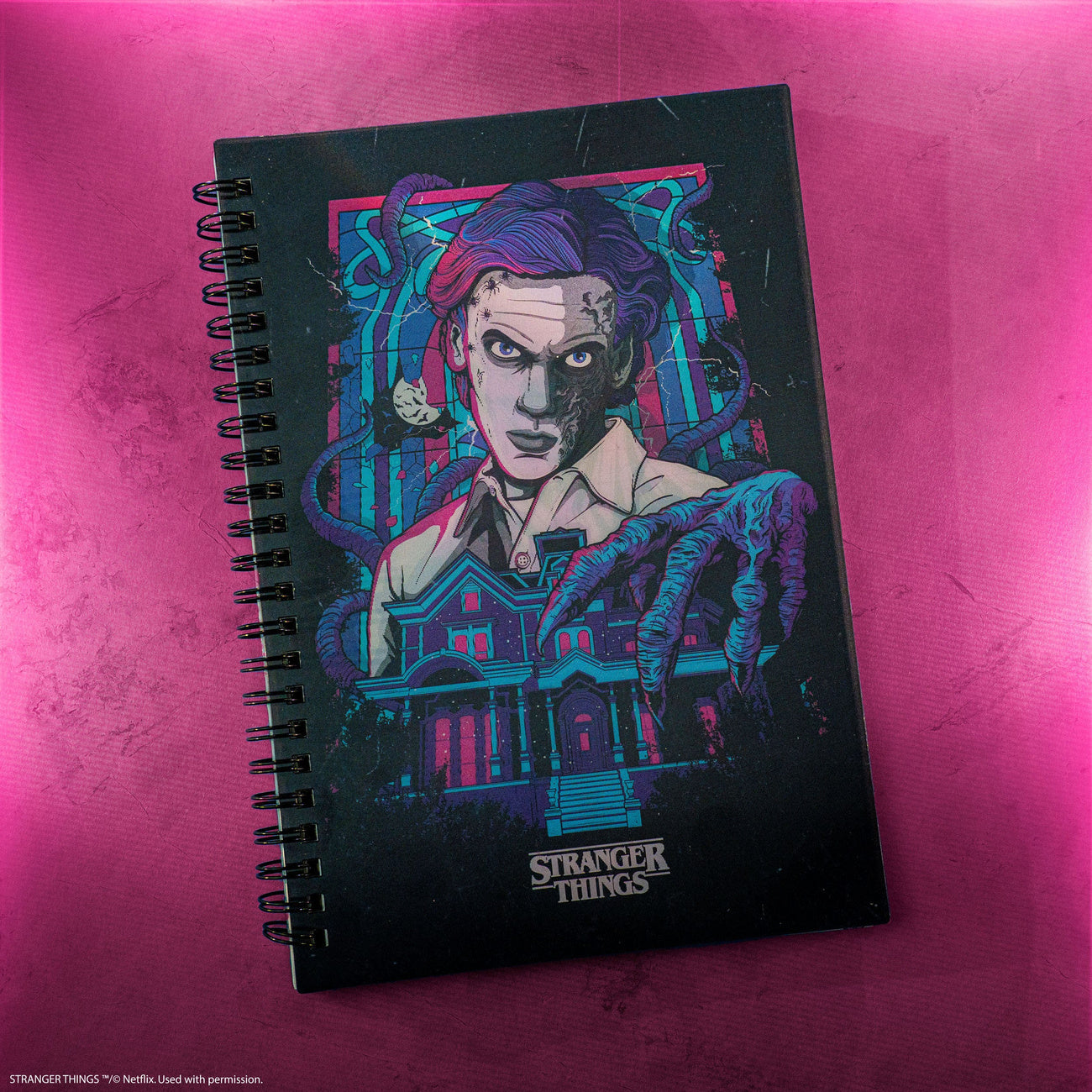 Produktbild Stranger Things Notizbuch Lenticular Vecna
