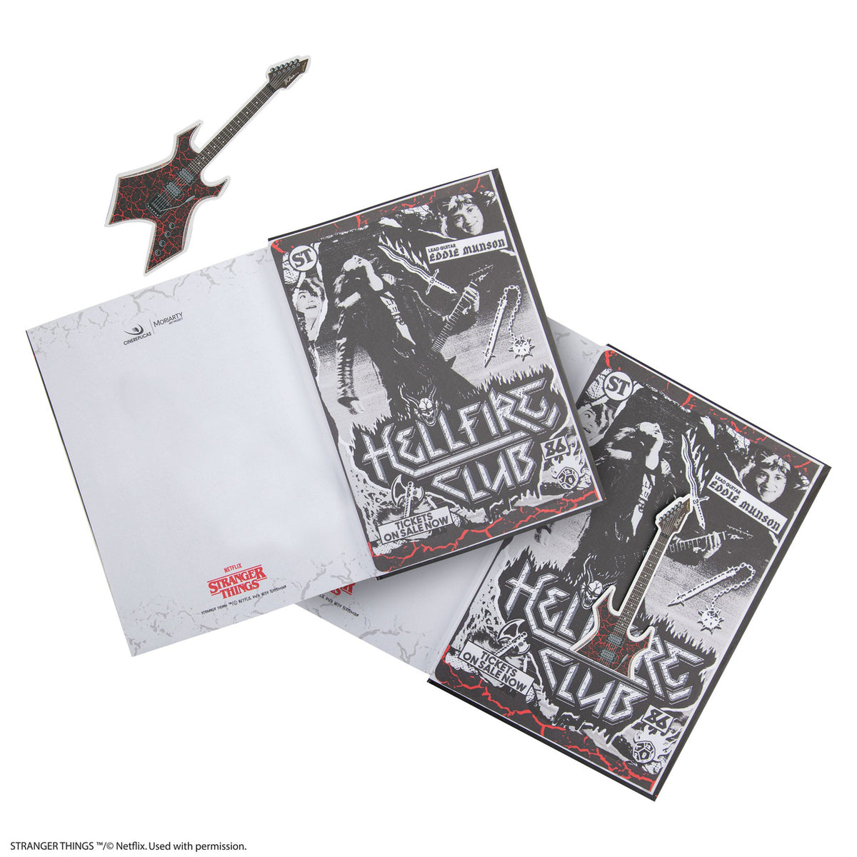 Produktbild Stranger Things Notizbuch Hell Fire Club