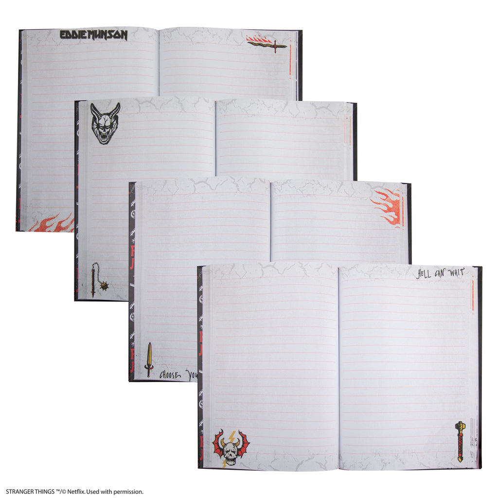 Produktbild Stranger Things Notizbuch Hell Fire Club
