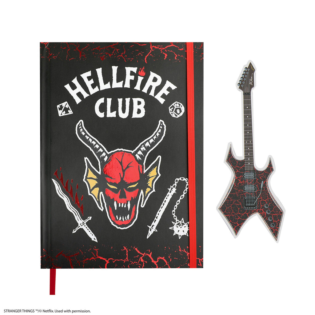 Produktbild Stranger Things Notizbuch Hell Fire Club
