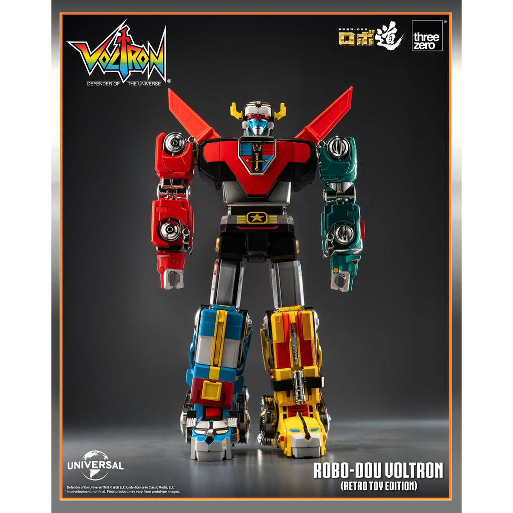 Produktbild Voltron: Defender of the Universe Robo-Dou Actionfigur Voltron Retro Toy Edition 27 cm