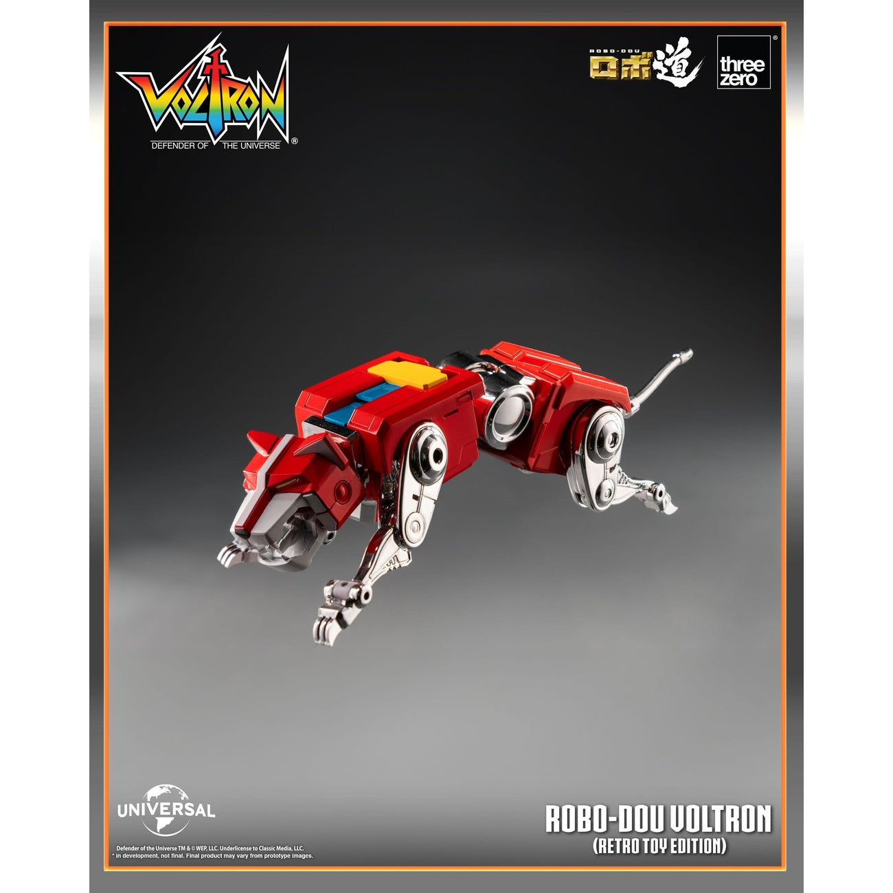 Produktbild Voltron: Defender of the Universe Robo-Dou Actionfigur Voltron Retro Toy Edition 27 cm