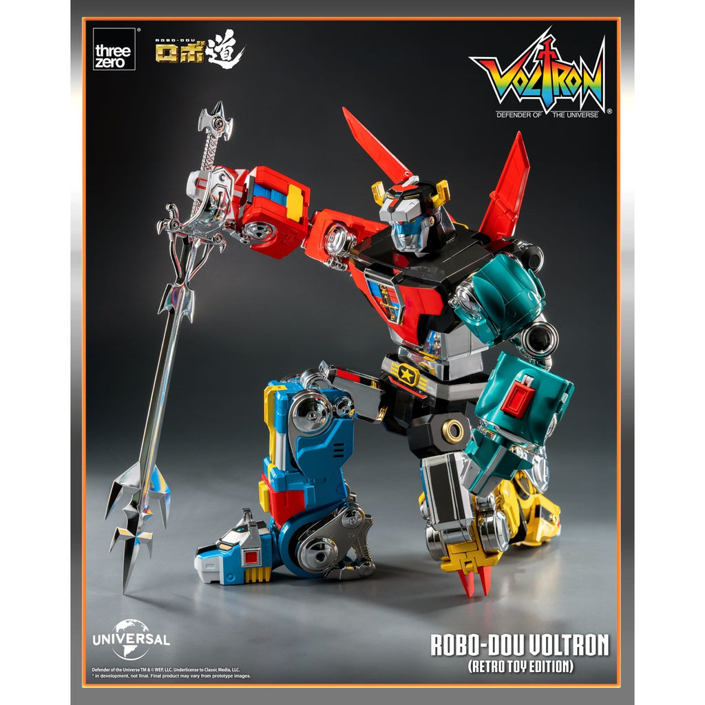 Produktbild Voltron: Defender of the Universe Robo-Dou Actionfigur Voltron Retro Toy Edition 27 cm