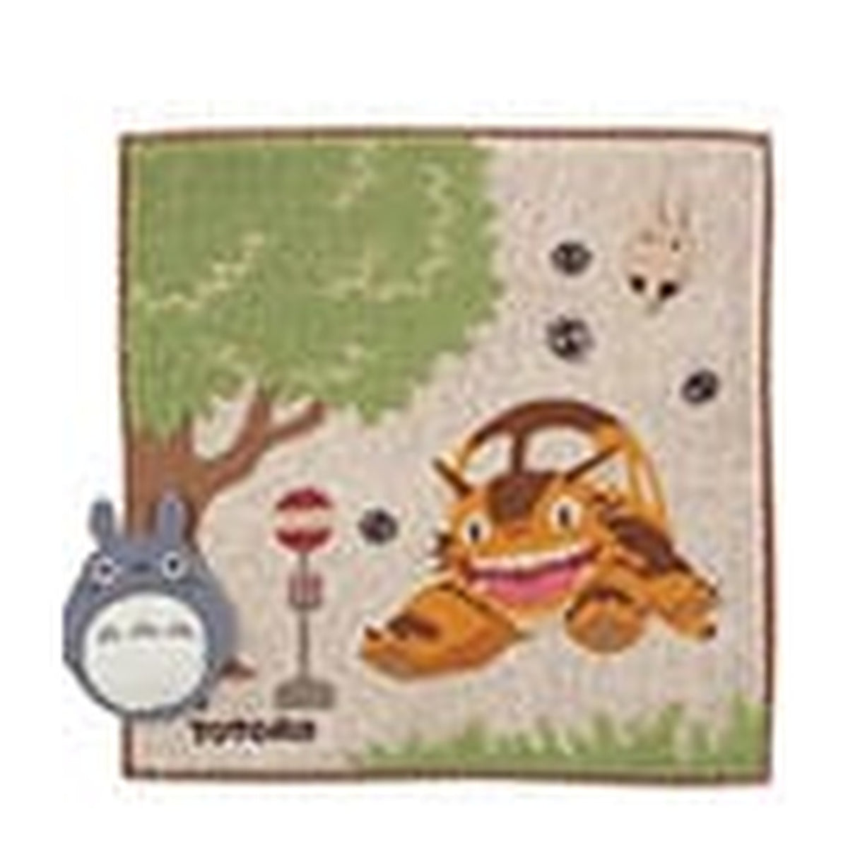 Produktbild Mein Nachbar Totoro Mini-Handtuch Bus Stop 25 x 25 cm