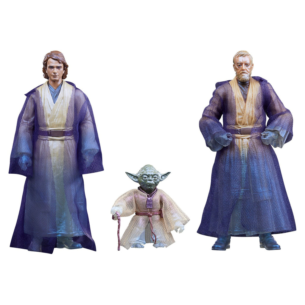 Produktbild Star Wars Episode VI Black Series Actionfiguren 3er-Pack Force Spirits 15 cm