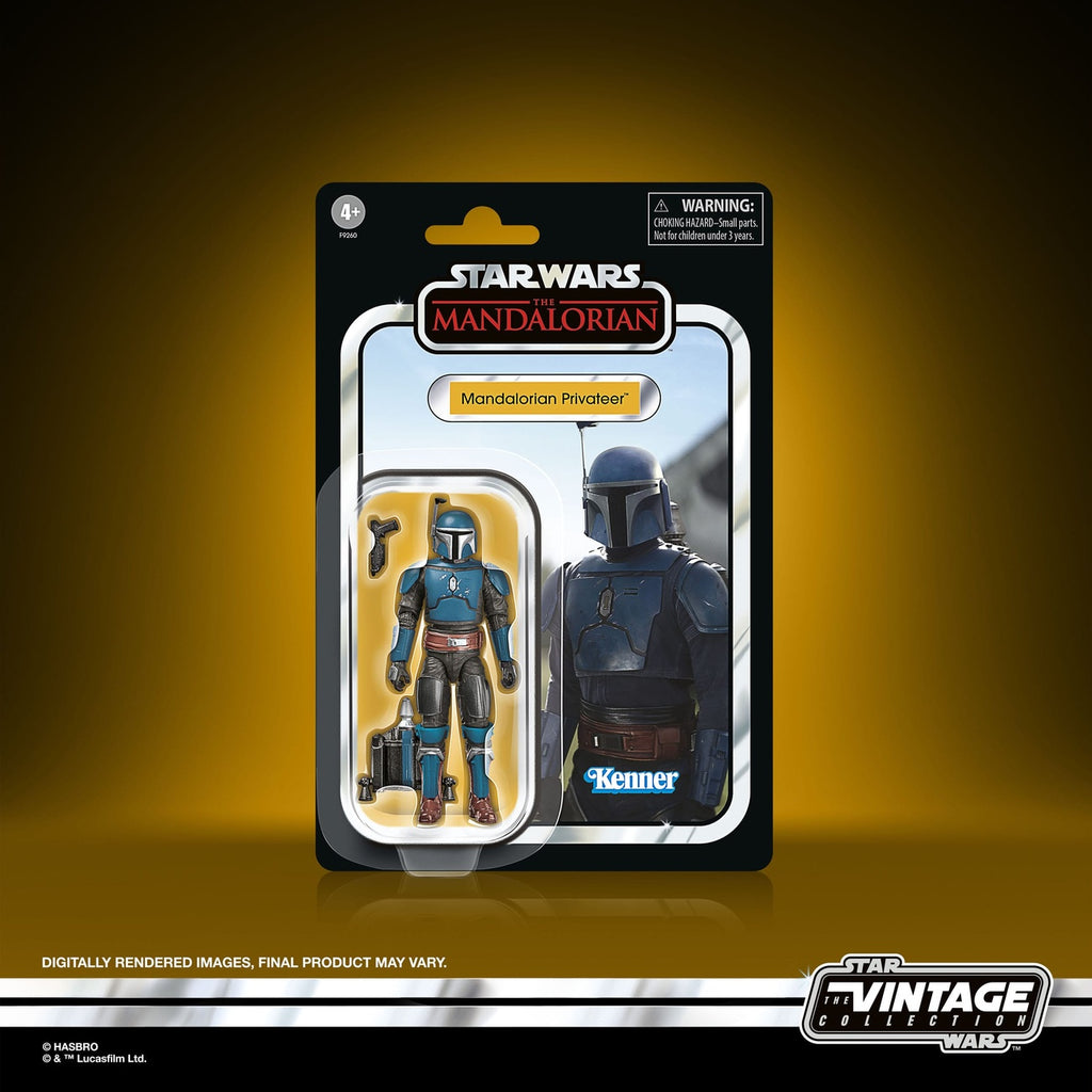 Produktbild Star Wars: The Mandalorian Vintage Collection Moff Gideon's Imperial Light Cruiser Hallway mit Mandalorian Privateer Act