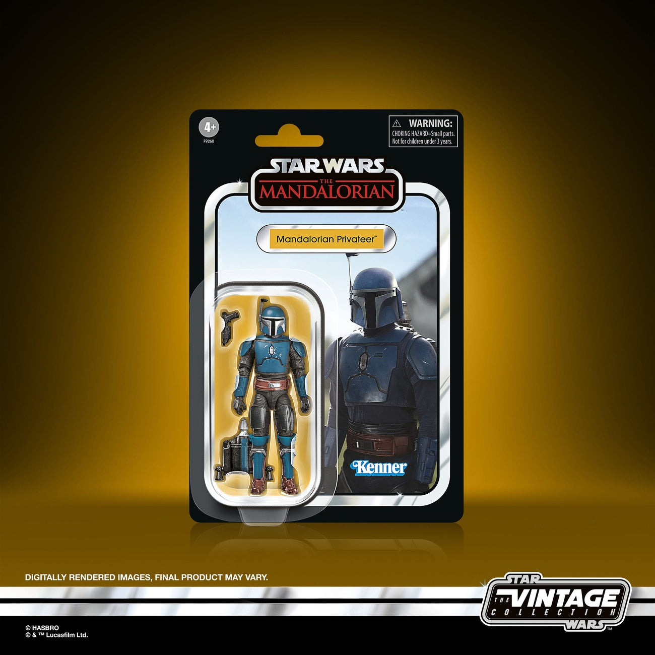 Produktbild Star Wars: The Mandalorian Vintage Collection Moff Gideon's Imperial Light Cruiser Hallway mit Mandalorian Privateer Act