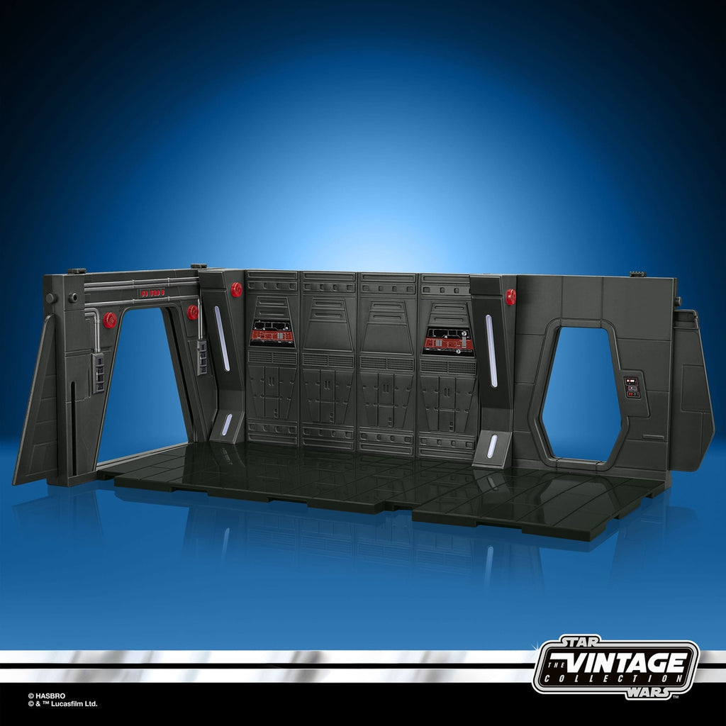 Produktbild Star Wars: The Mandalorian Vintage Collection Moff Gideon's Imperial Light Cruiser Hallway mit Mandalorian Privateer Act