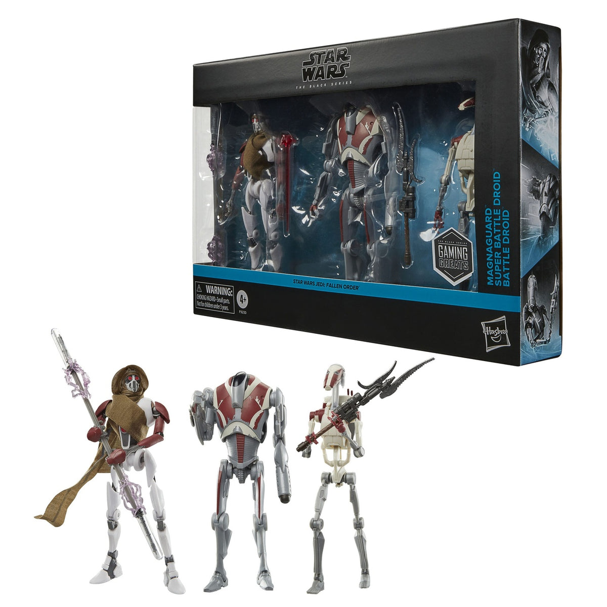 Produktbild Star Wars Jedi: Survivor Black Series Actionfiguren 3er-Pack Magna Guard, Super Battle Droid & Battle Droid