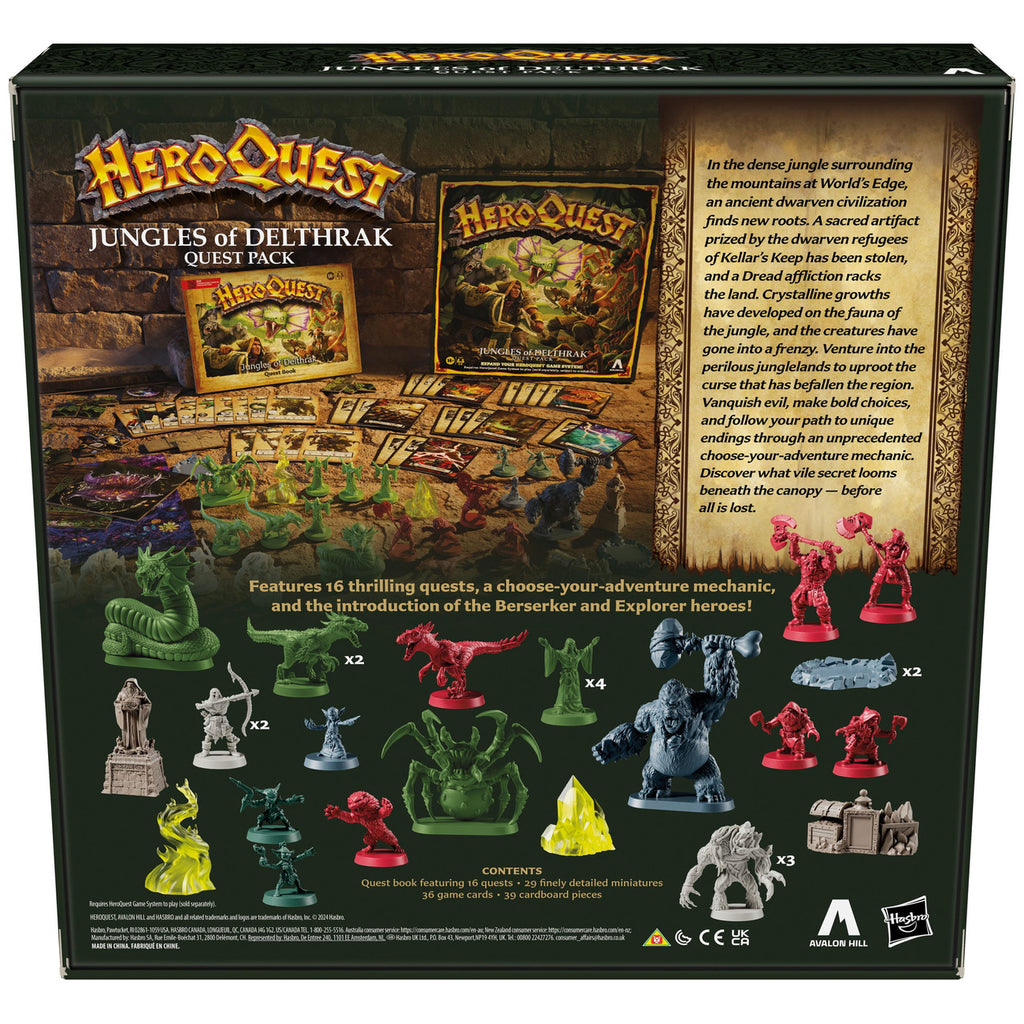 Produktbild HeroQuest Brettspiel-Erweiterung Jungles of Delthrak Abenteuerpack *Englische Version*