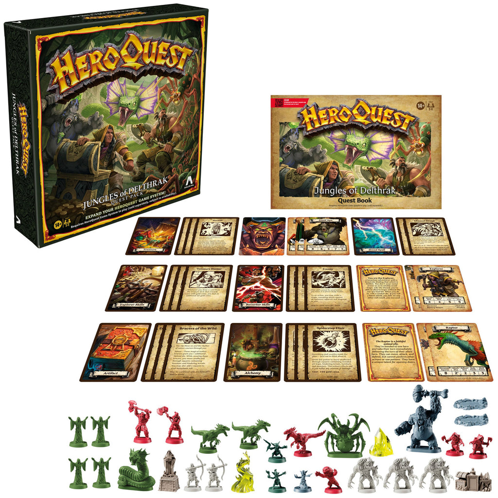 Produktbild HeroQuest Brettspiel-Erweiterung Jungles of Delthrak Abenteuerpack *Englische Version*