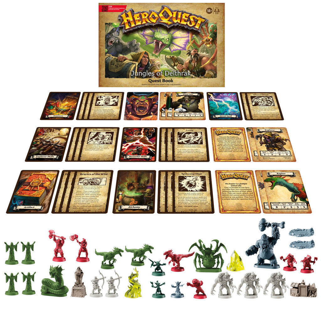 Produktbild HeroQuest Brettspiel-Erweiterung Jungles of Delthrak Abenteuerpack *Englische Version*