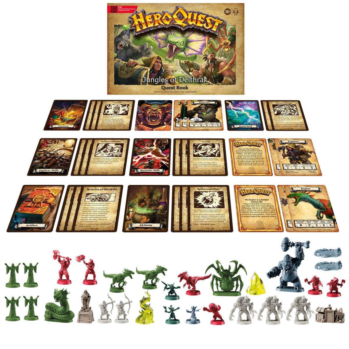 Produktbild HeroQuest Brettspiel-Erweiterung Jungles of Delthrak Abenteuerpack *Englische Version*