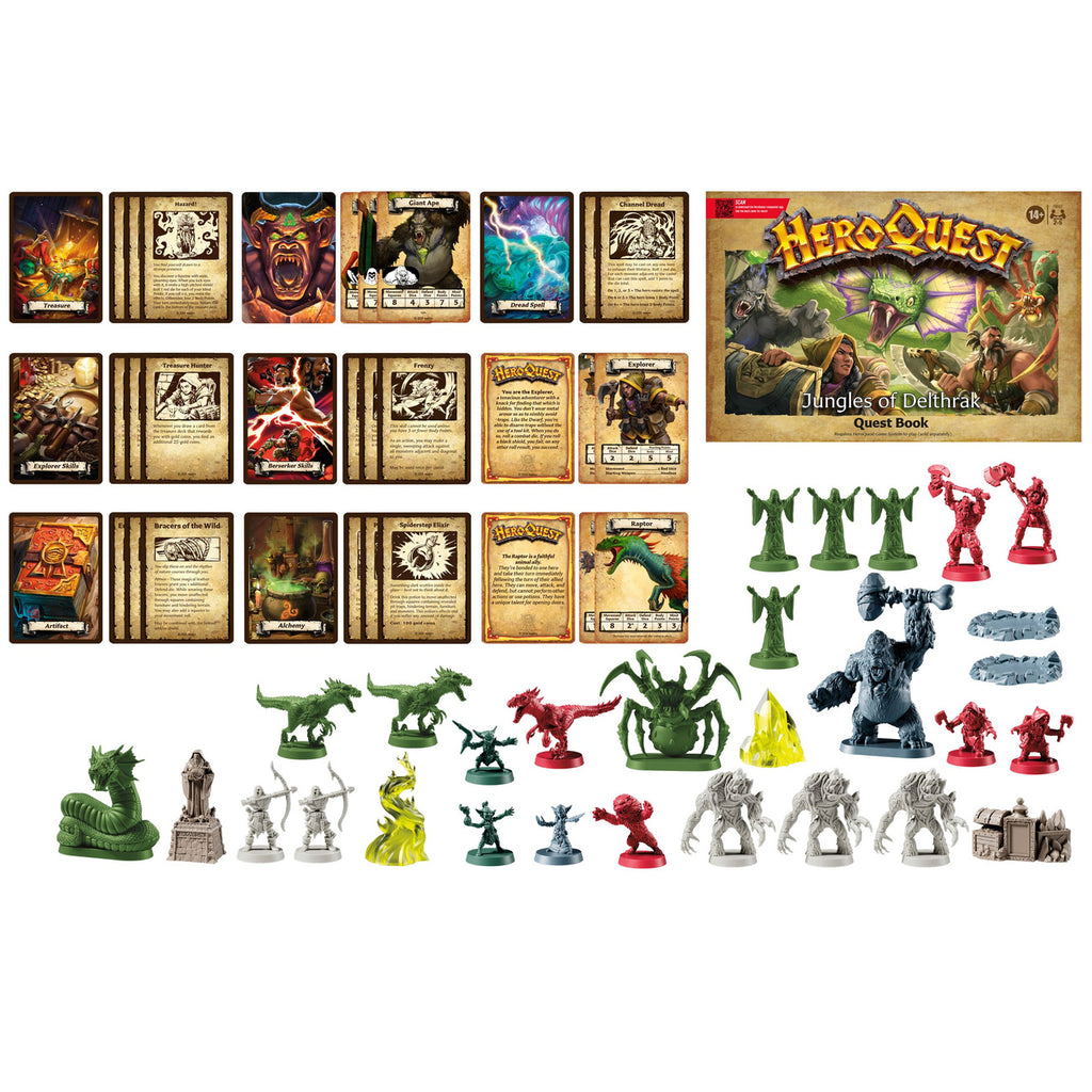 Produktbild HeroQuest Brettspiel-Erweiterung Jungles of Delthrak Abenteuerpack *Englische Version*