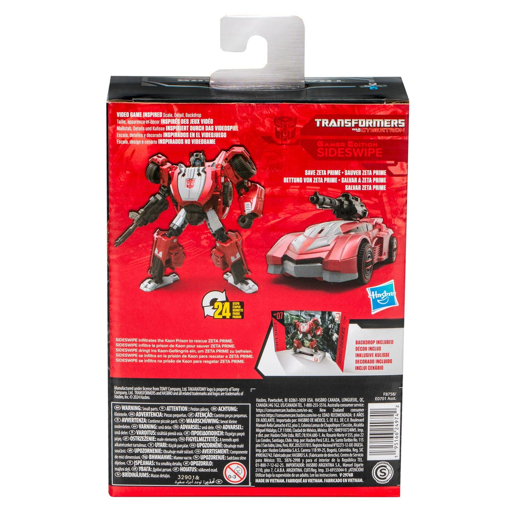 Produktbild Transformers: War for Cybertron Studio Series Deluxe Class Actionfigur Gamer Edition Sideswipe 11 cm