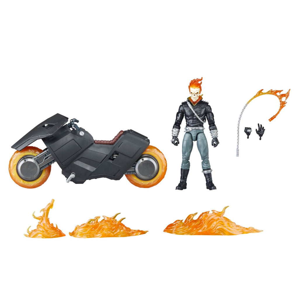 Produktbild Marvel 85th Anniversary Marvel Legends Actionfigur mit Fahrzeug Ghost Rider 15 cm
